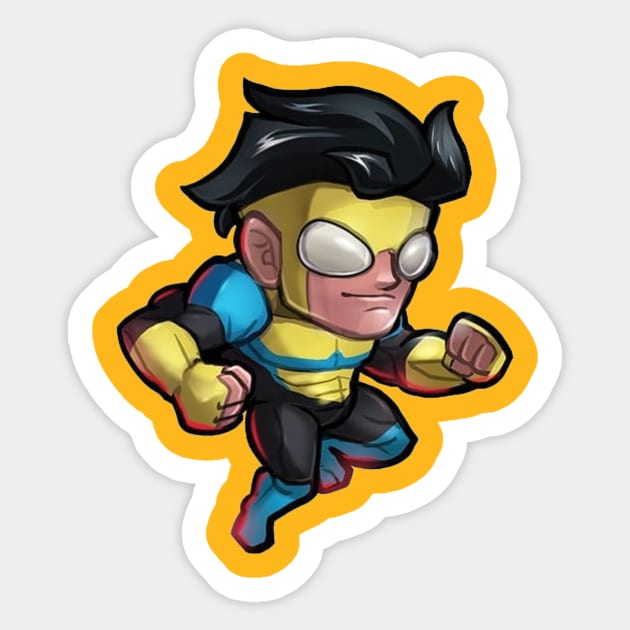 Invincible Sticker by mprokolo corgi